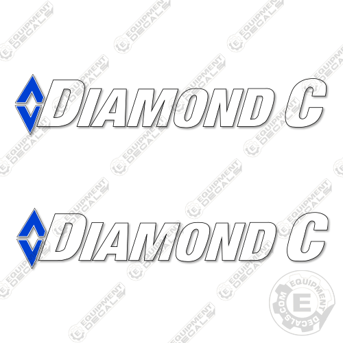 Fits Diamond C Decal Kit Trailer decal kit