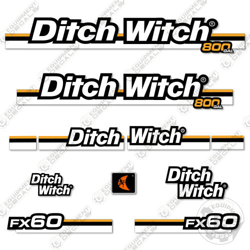 Fits Ditch Witch FX 60 Decal Kit decal kit