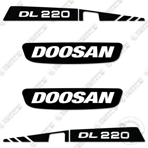 Fits Doosan DL220-3 Decal Kit Wheel Loader 220, 220-3, decal kit