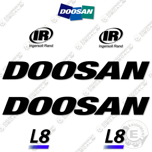 Fits Doosan L8 Decal Kit Light Tower 8, decal kit, l-8, l8