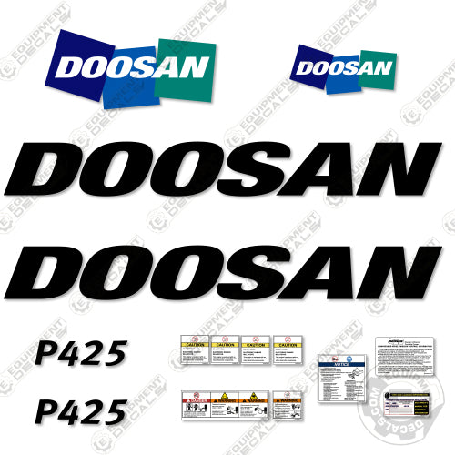 Fits Doosan P425 Decal Kit Compressor 425, decal kit, p-425, p425