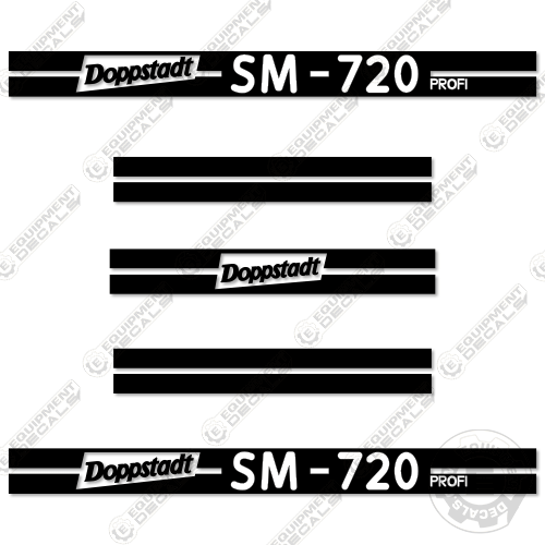 Fits Doppstadt SM-720 Trommel 720, decal kit