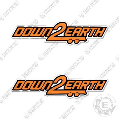 Fits Down 2 Earth Decal Kit Trailer 20" Wide decal kit