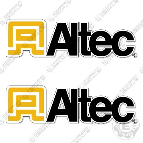 Fits Altec Logo Decals - 18" Set of 2 decal kit