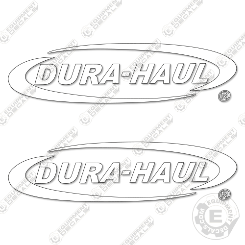 Fits Dura-Tech Decal Kit Trailer 48" Logos decal kit