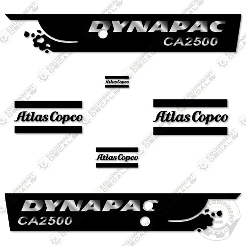 Fits Dynapac CA2500 Decal Kit Roller 2500, ca2500, decal kit