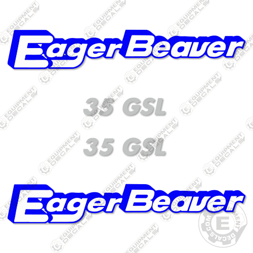 Fits Eager Beaver 35 GSL Decal kit Trailer 35, 35gsl, decal kit, gsl