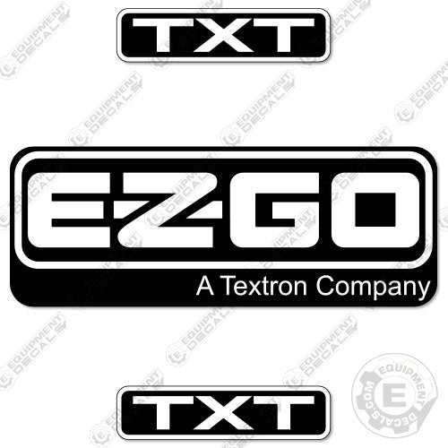 Fits EZGO TXT Decal Kit Golfcart decal kit