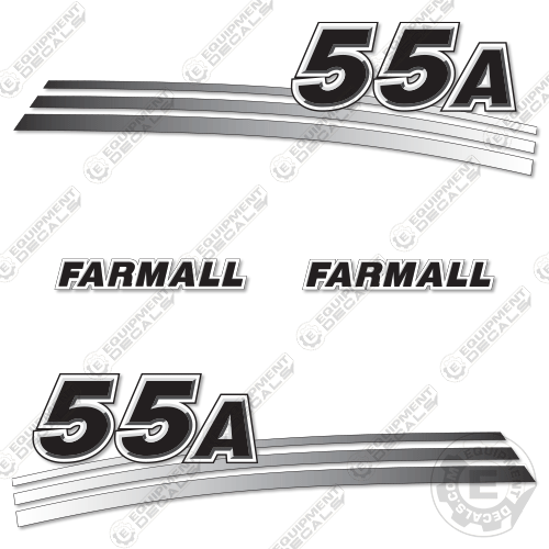 Fits Farmall 55A Decal Kit Tractor 55, 55a, decal kit