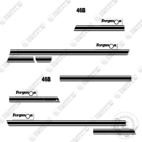 Fits Massey Ferguson 46B Decal Kit Roller 46, 46b, decal kit, ferguson, massey, massey-ferguson