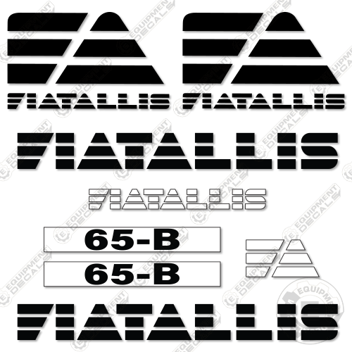 Fits Fiat Allis 65-B Decal Kit Grader 65, 65-b, decal kit, grader, motor grader