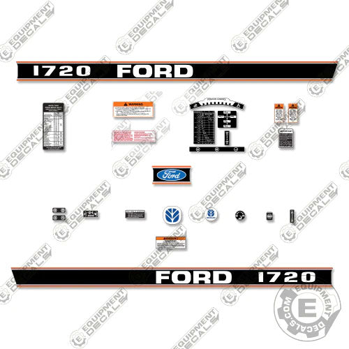 Fits Ford 1720 Decal Kit Tractor decal kit