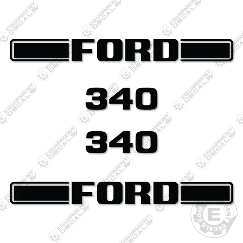 Fits Ford 340 Decal Kit Tractor 340, decal kit