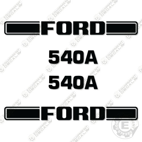 Fits Ford 540A Decal Kit Tractor 540, 540a, decal kit, ford