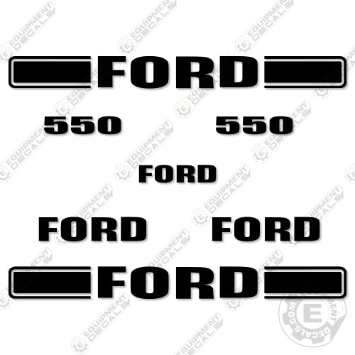 Fits Ford 550 Decal Kit Backhoe decal kit