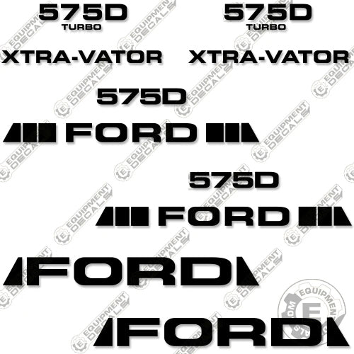 Fits Ford 575D Decal Kit Backhoe 575, 575-d, 575d, decal kit