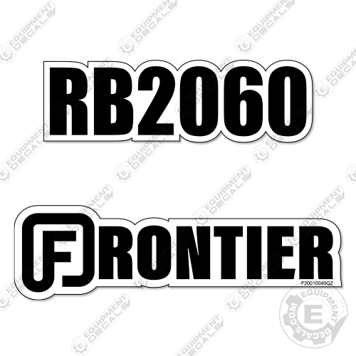 Fits Frontier RB2060 Decal Kit Blade 2060, decal kit, rb-2060, rb2060, rb2084