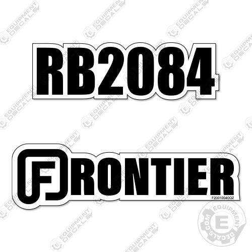 Fits Frontier RB2084 Decal Kit Blade 2084, decal kit, rb2084