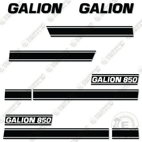 Fits Galion 850 Decal Kit Motor Grader - Scraper decal kit