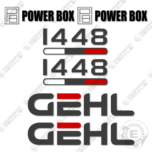 Fits GEHL 1448 Decal Kit Paver 1448, decal kit, gehl