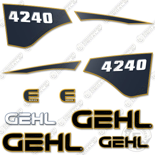 Fits GEHL 4240 Decal Kit Skid Steer 4240, decal kit, sl 4240, sl4240