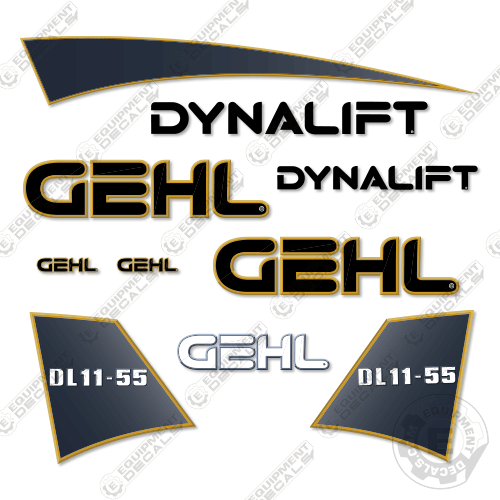 Fits GEHL DL11-55 Decal Kit Telescopic Forklift 55, d l 1 1 5 5, decal kit, dl11, dl11 55, dl1155