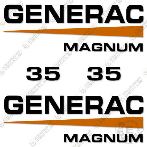 Fits Generac Magnum 35 Decal Kit Diesel Generator decal kit