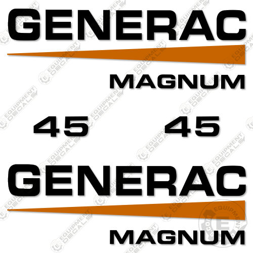 Fits Generac Magnum 45 Decal Kit Diesel Generator decal kit