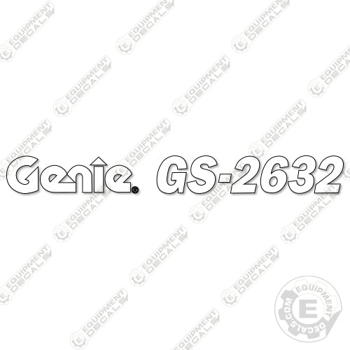 Fits Genie GS 2632 Side Decal 2632, gs2632