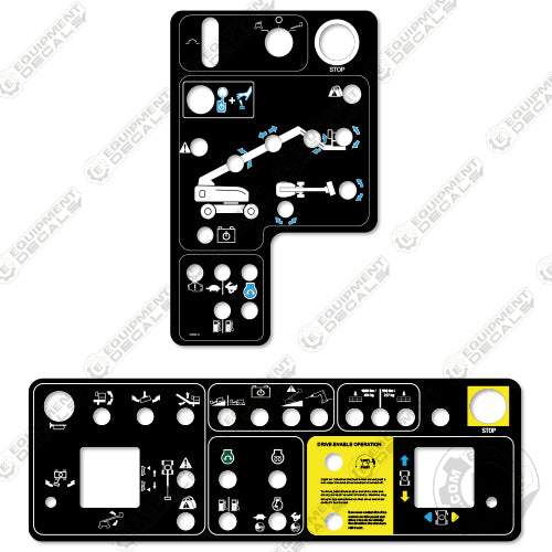 Fits Genie S65 Control Decals (2015) 65, decal kit, s 65, s65