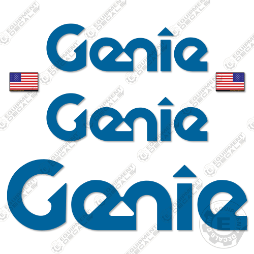 Genie S65 Hood Insert Decal Kit decal kit