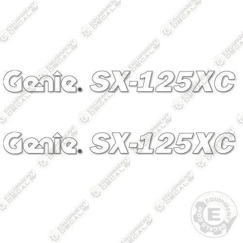 Fits Genie SX-125XC Decal Kit Telescopic Boom Lift 125, s 125, s125