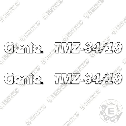 Fits Genie TMZ-34/19 Decal Kit Towable Boom Lift 1048, 3419