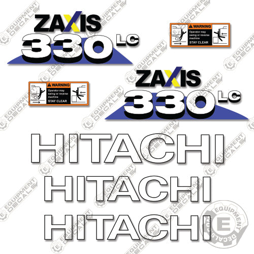 Fits Hitachi ZX330LC Decal Kit 330, 330lc, decal kit, z axis, zaxis