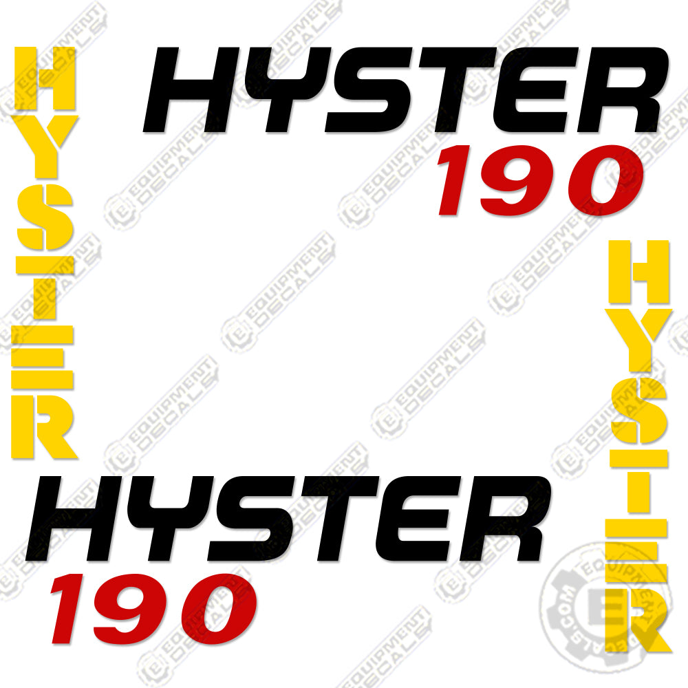 Fits Hyster 190 Forklift Decal Kit decal kit