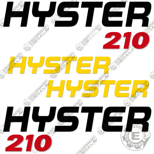 Fits Hyster 210 Decal Kit Forklift decal kit