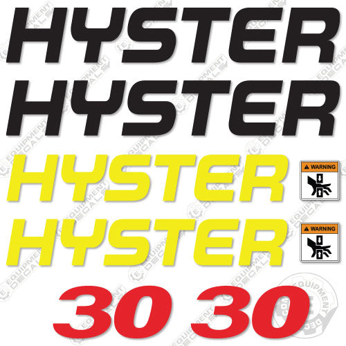 Fits Hyster 30 Decal Kit Forklift decal kit