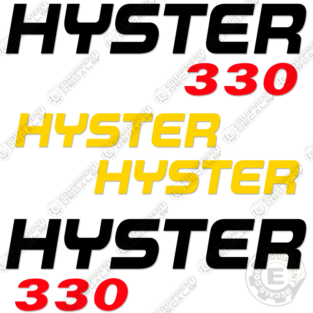 Fits Hyster 330 Forklift Decal Kit decal kit