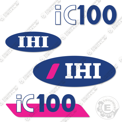 Fits IHI IC100 Decal Kit Crawler Carrier 100, ic, IC100