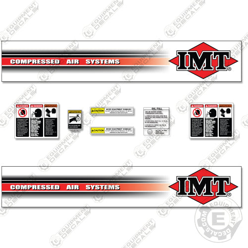 Fits IMT CAS3560 Decal Kit Air Compressor 3560, cas, cas3560, decal kit