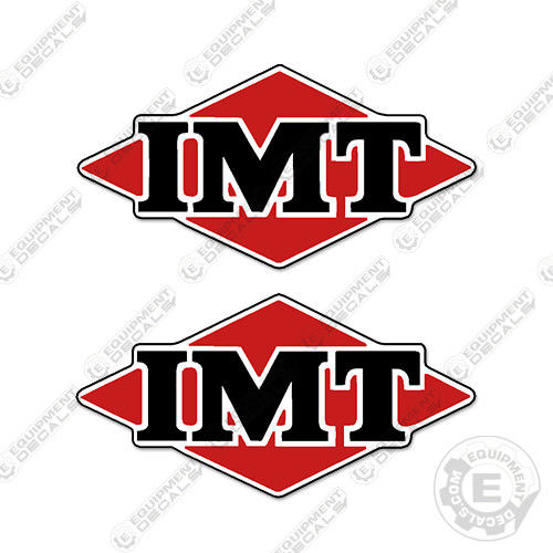 Fits IMT Crane Truck Decals Logo Decals (Set Of Two) - 7.5" x 4" decal kit