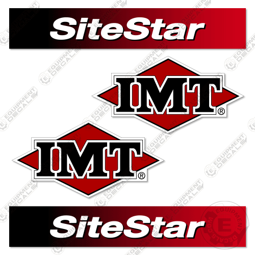 Fits IMT SiteStar Decal Kit decal kit