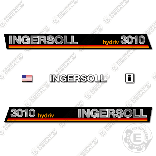 Fits Ingersoll 3010 Hydriv Decal Kit Mower 3010, decal kit, power steering