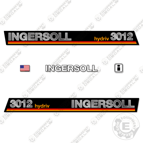 Fits Ingersoll 3012 Hydriv Decal Kit Mower decal kit