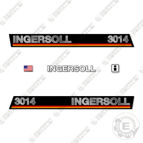 Fits Ingersoll 3014 Decal Kit Mower decal kit