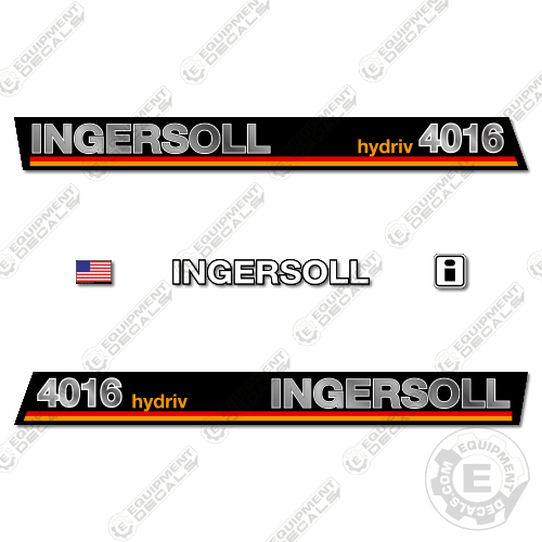 Fits Ingersoll 4016 Hydriv Decal Kit Mower decal kit