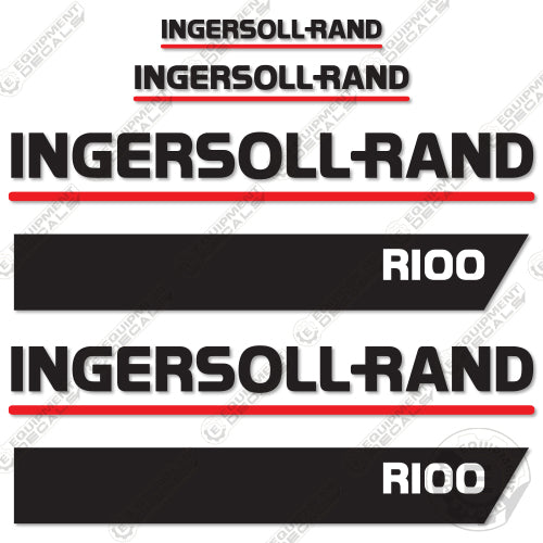 Fits Ingersoll-Rand R100 Decal Kit Compressor 100, decal kit, r-100, r100