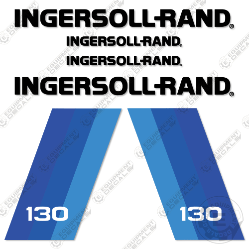 Fits Ingersoll-Rand 130 Decal Kit Compressor decal kit