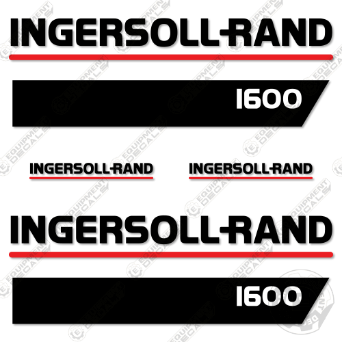 Fits Ingersoll-Rand 1600 Decal Kit Compressor decal kit, ingersoll, ingersoll-rand, ingersollrand