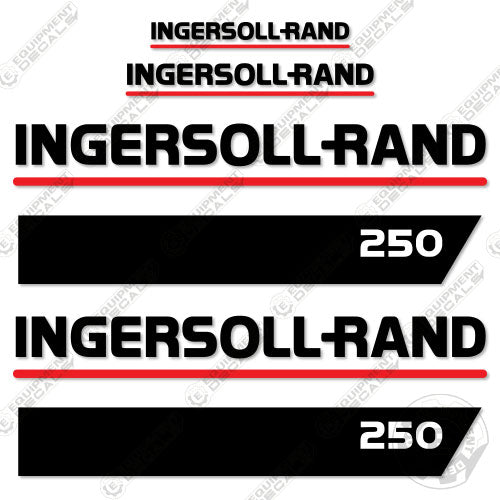 Fits Ingersoll-Rand 250 Decal Kit Compressor decal kit